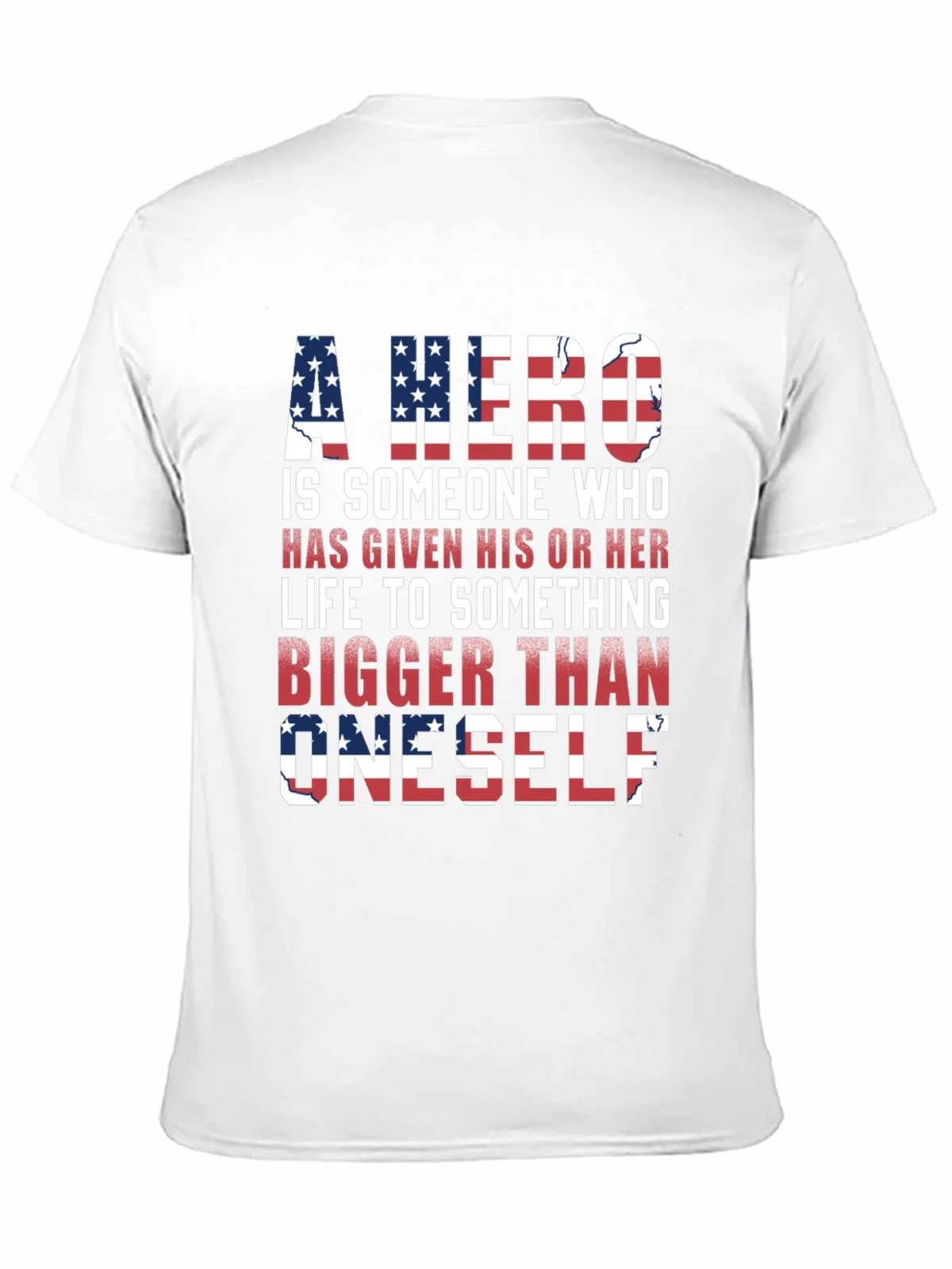 Patriotic Hero T-Shirt: American Flag Design product image 10