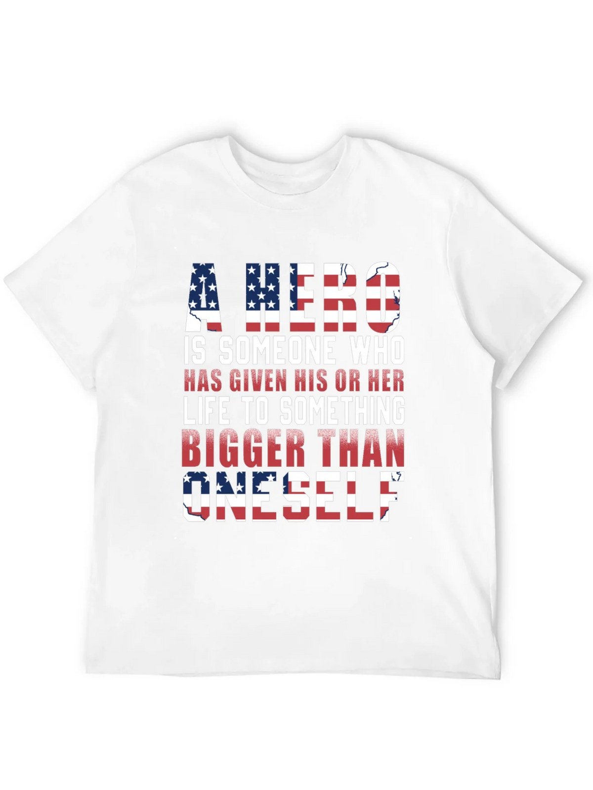 Patriotic Hero T-Shirt: American Flag Design product image 11