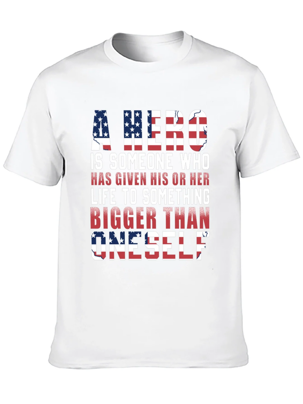 Patriotic Hero T-Shirt: American Flag Design product image 9
