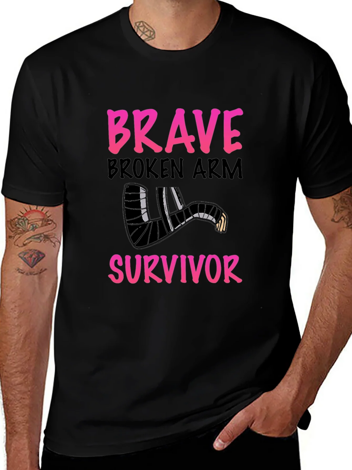 Brave Broken Arm Survivor T-Shirt product image 1