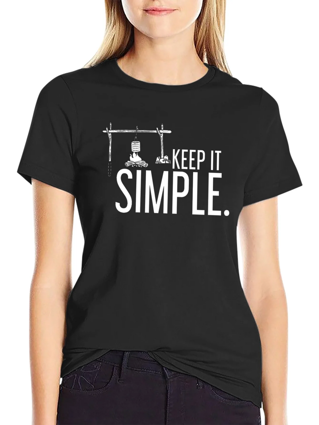 Keep It Simple Camping T-Shirt product image 2