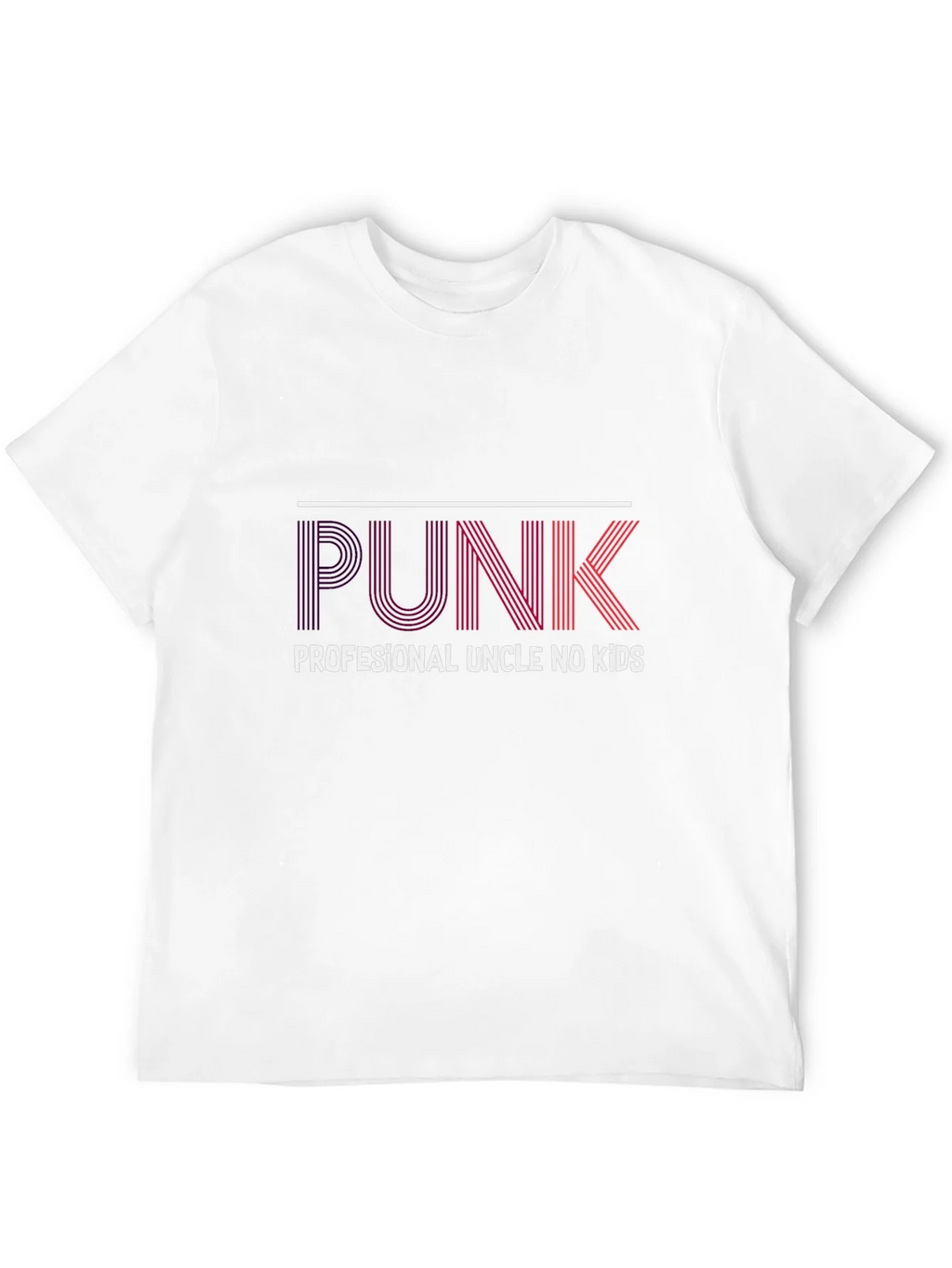 PUNK Professional Uncle No Kids Black T-Shirt product image 3