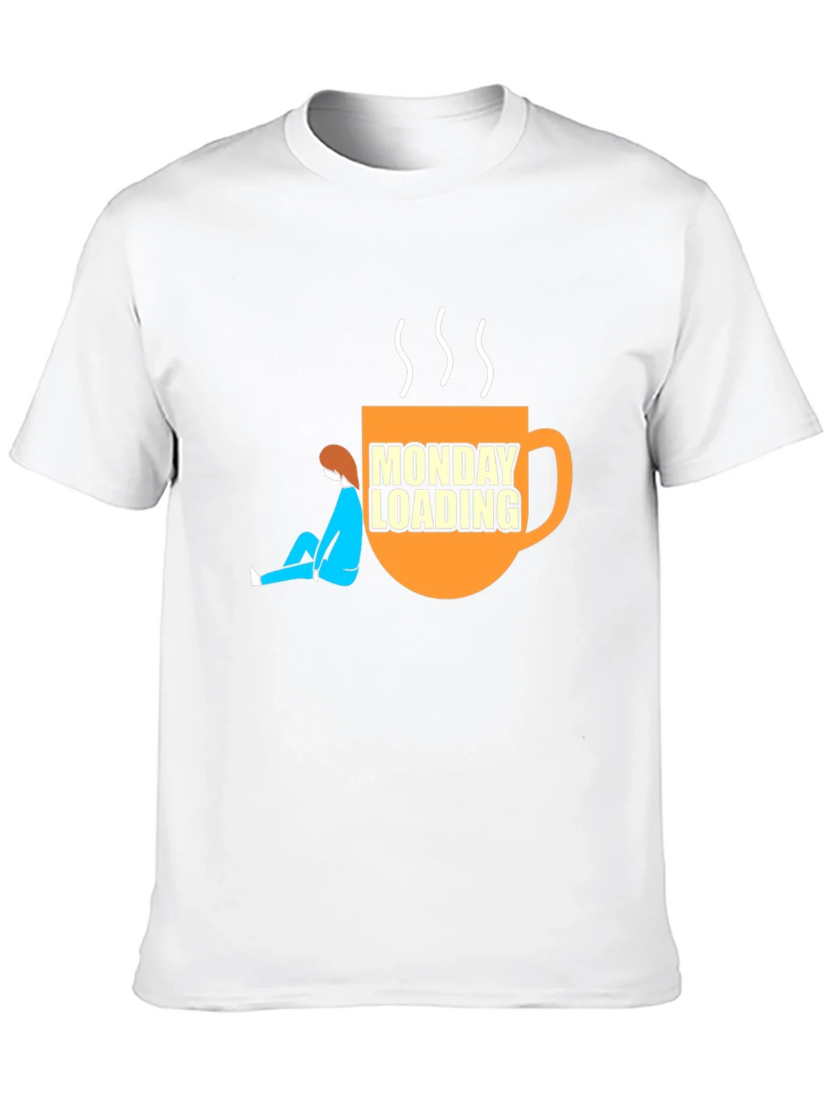 Monday Loading Graphic T-Shirt Coffee Lover Tee product image 4