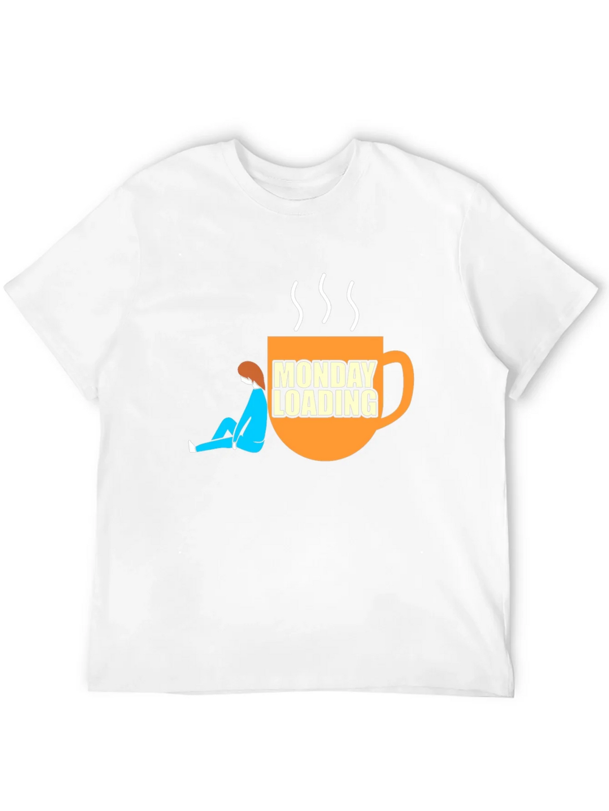 Monday Loading Graphic T-Shirt Coffee Lover Tee product image 6