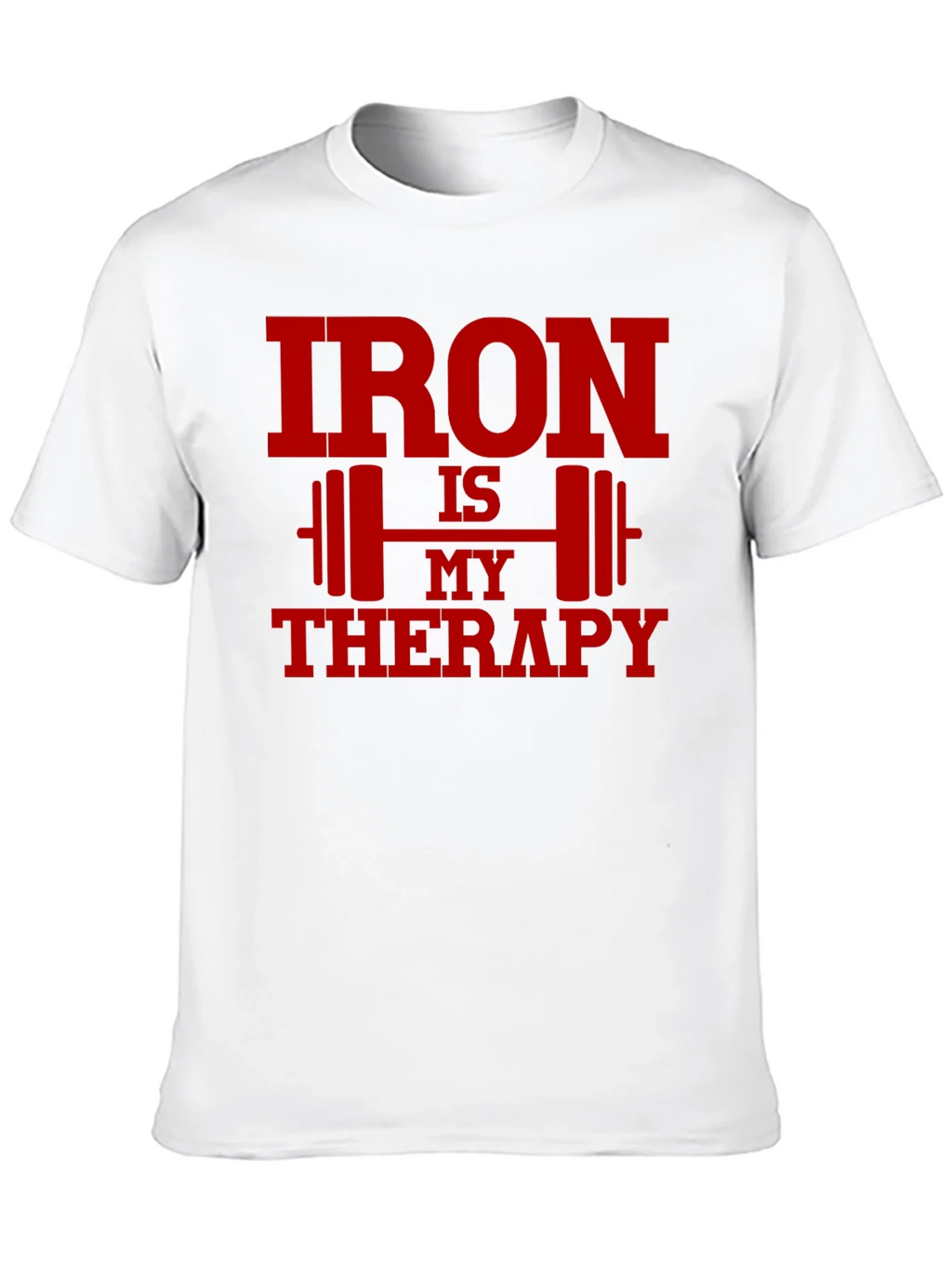 Iron Is My Therapy Graphic Tee - Gym Workout Shirt product image 6