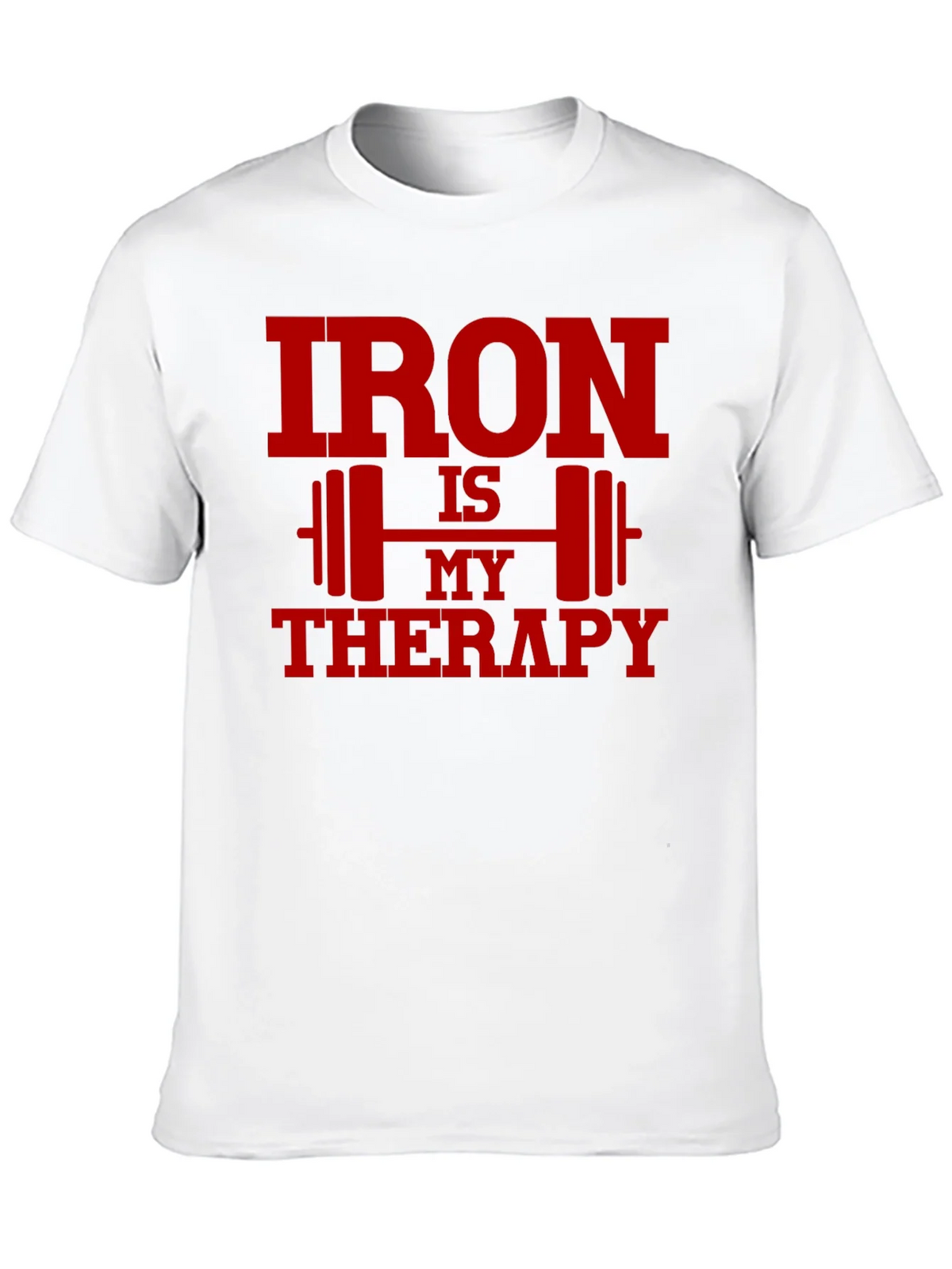 Iron Is My Therapy Graphic Tee - Gym Workout Shirt product image 6