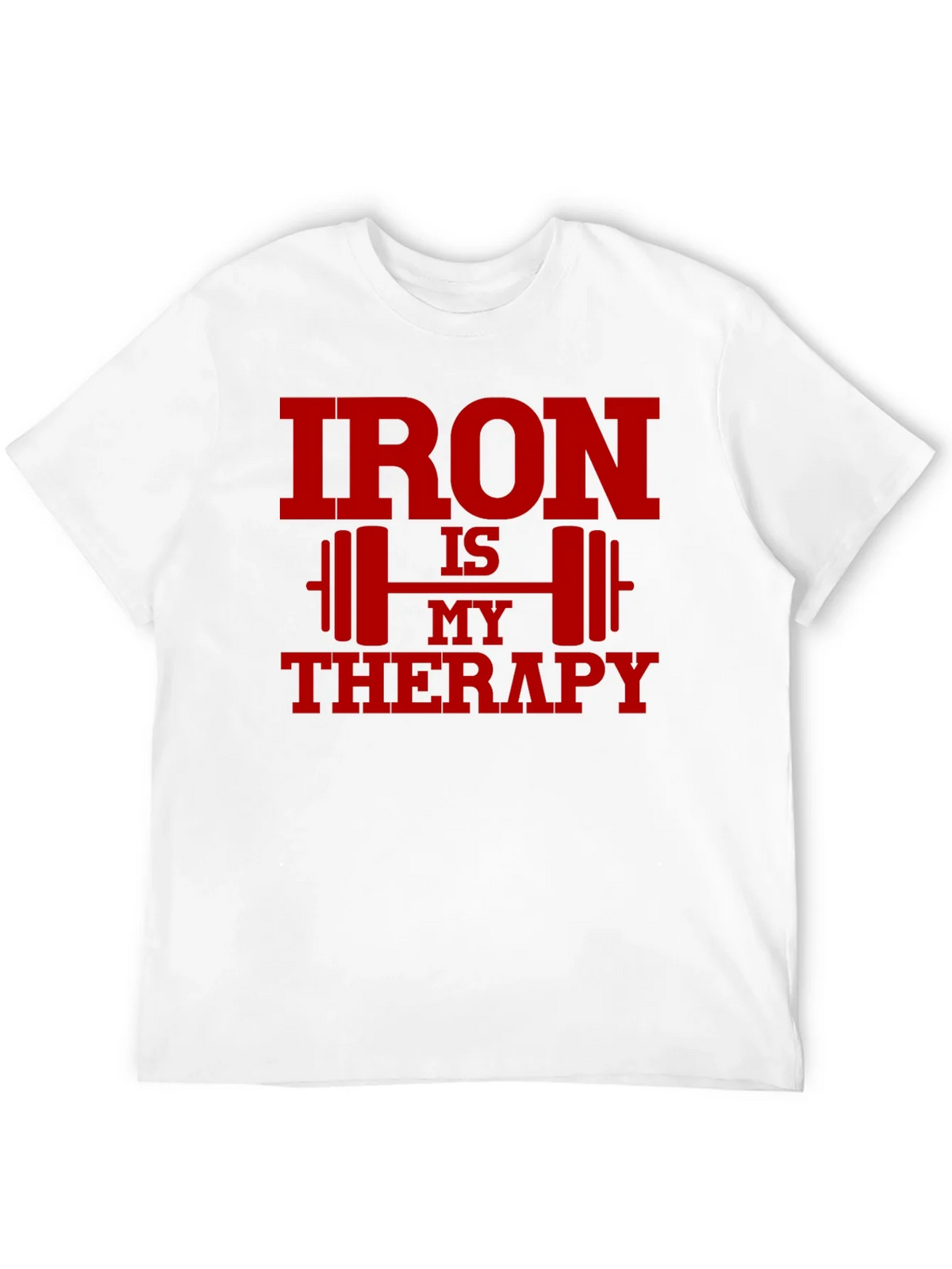 Iron Is My Therapy Graphic Tee - Gym Workout Shirt product image 7