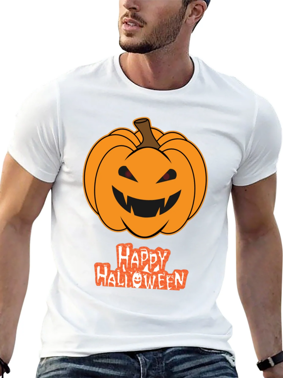 Halloween Pumpkin T-Shirt - Spooky Season Tee product image 7