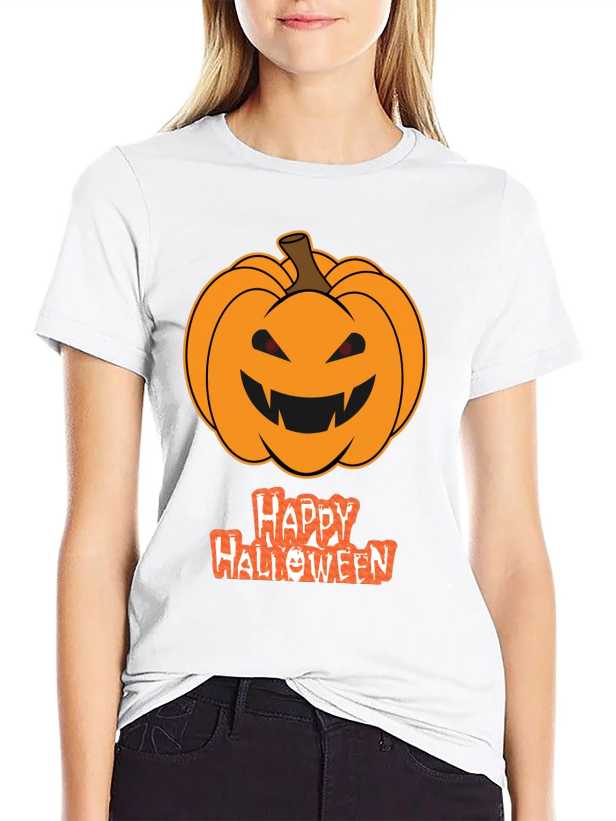Halloween Pumpkin T-Shirt - Spooky Season Tee product image 4