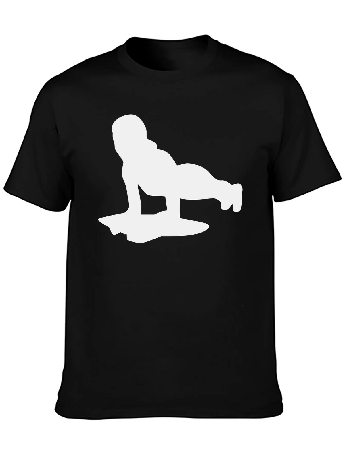 Yoga Pose Graphic T-Shirt - Black product image 2