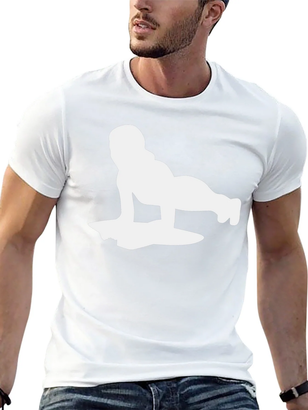 Yoga Pose Graphic T-Shirt - Black product image 10
