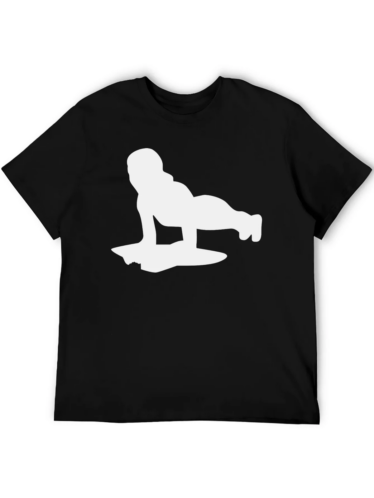 Yoga Pose Graphic T-Shirt - Black product image 4