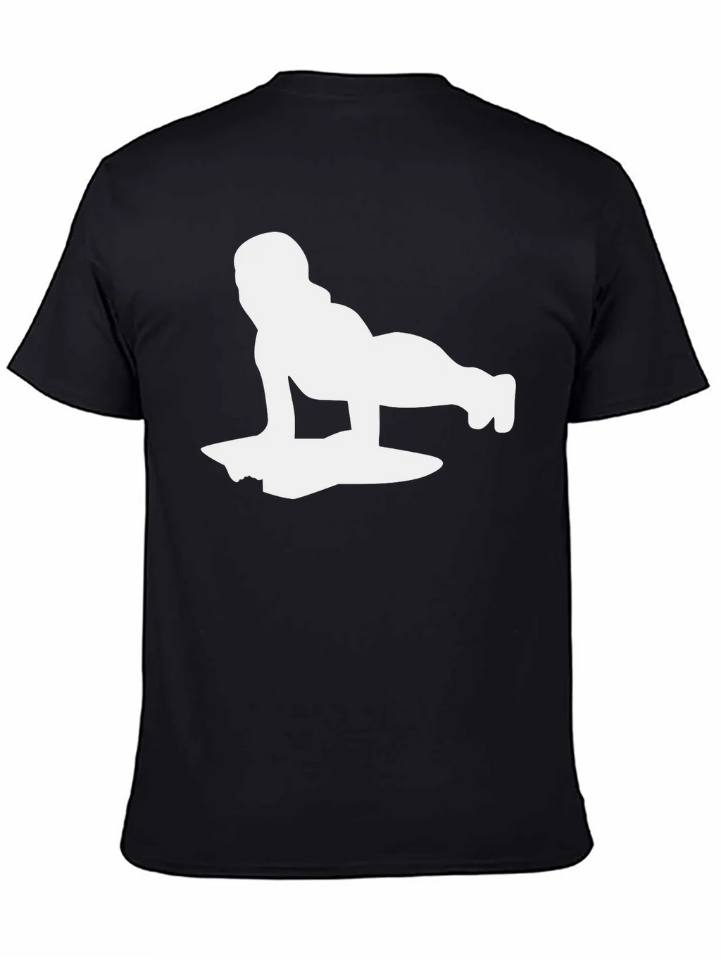 Yoga Pose Graphic T-Shirt - Black product image 3