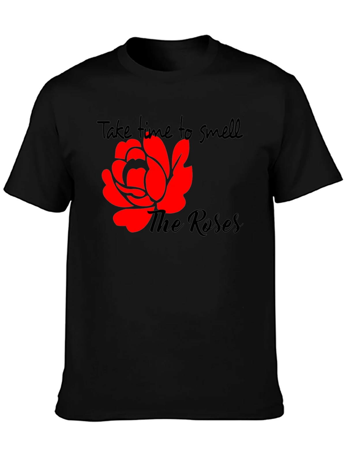 Black Take Time To Smell The Roses T-Shirt product image 3
