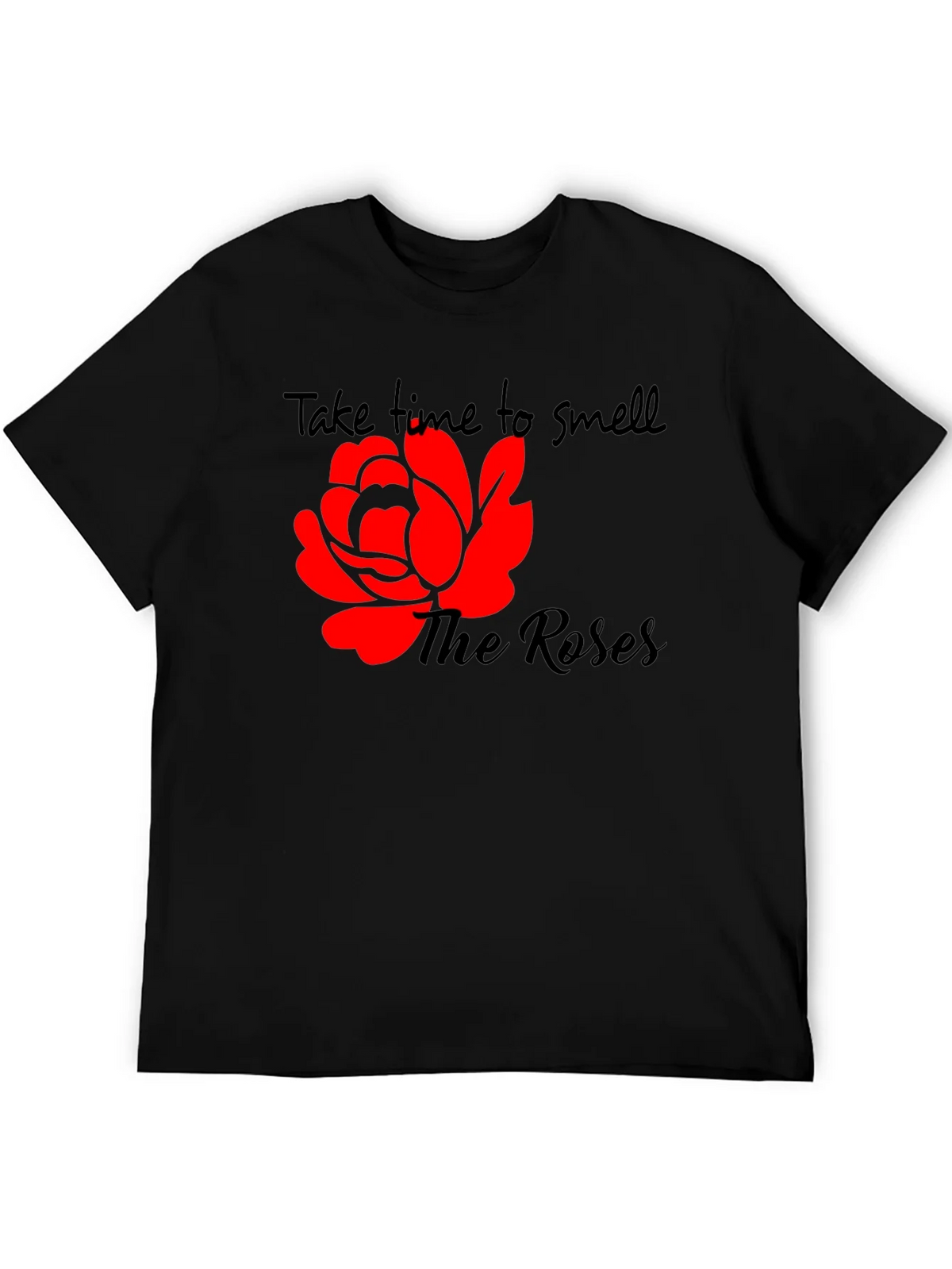 Black Take Time To Smell The Roses T-Shirt product image 5