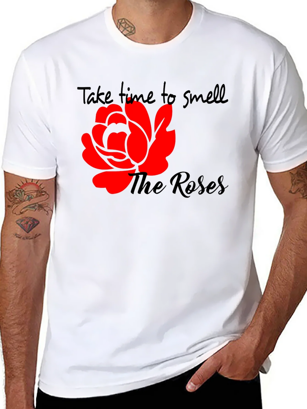 Black Take Time To Smell The Roses T-Shirt product image 7