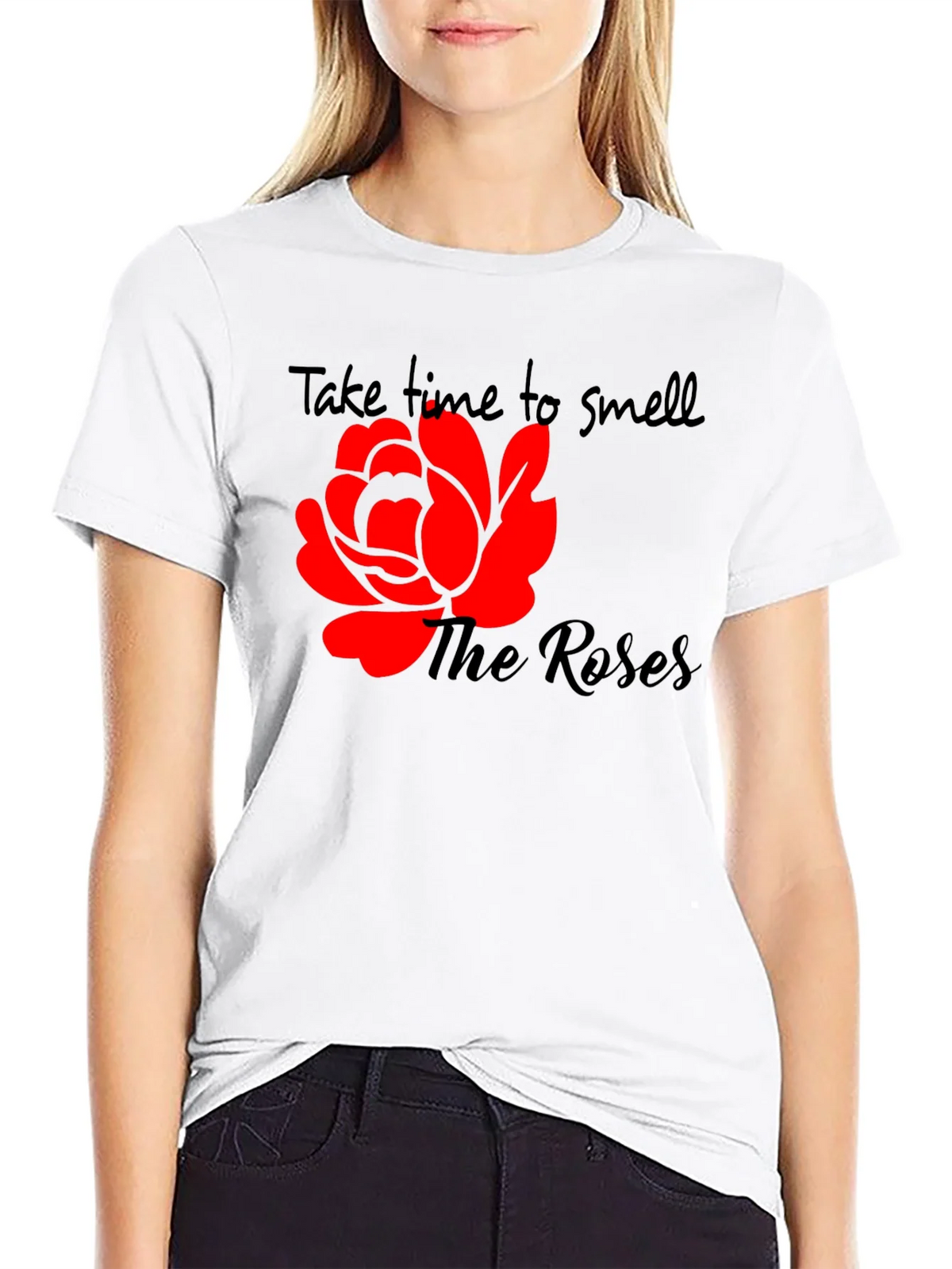 Black Take Time To Smell The Roses T-Shirt product image 8