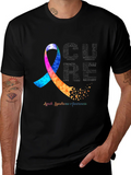 Lynch Syndrome Awareness T-Shirt Ribbon Butterfly product image 1