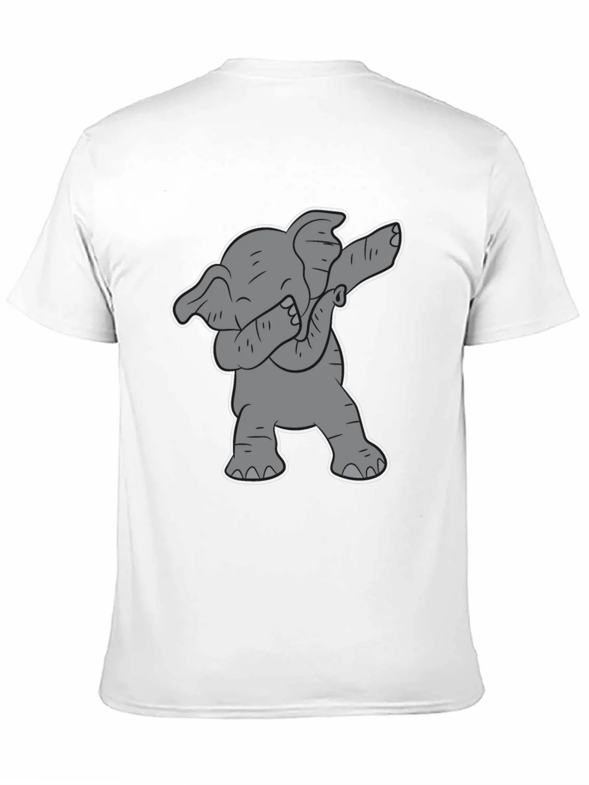 Dabbing Elephant Graphic Tee - Black Cotton Shirt product image 10