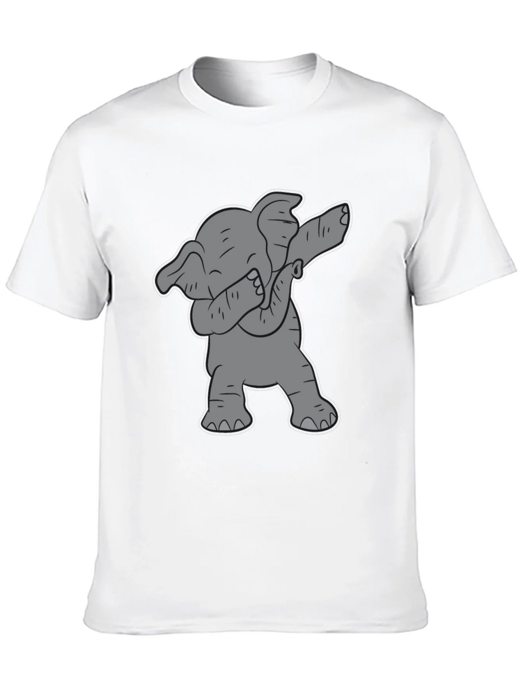 Dabbing Elephant Graphic Tee - Black Cotton Shirt product image 9