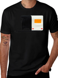 Abstract Camper Graphic Tee - Black Cotton Blend product image 1