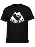 Workout Buddy Pregnancy T-Shirt Funny Expecting Mom Gift product image 1