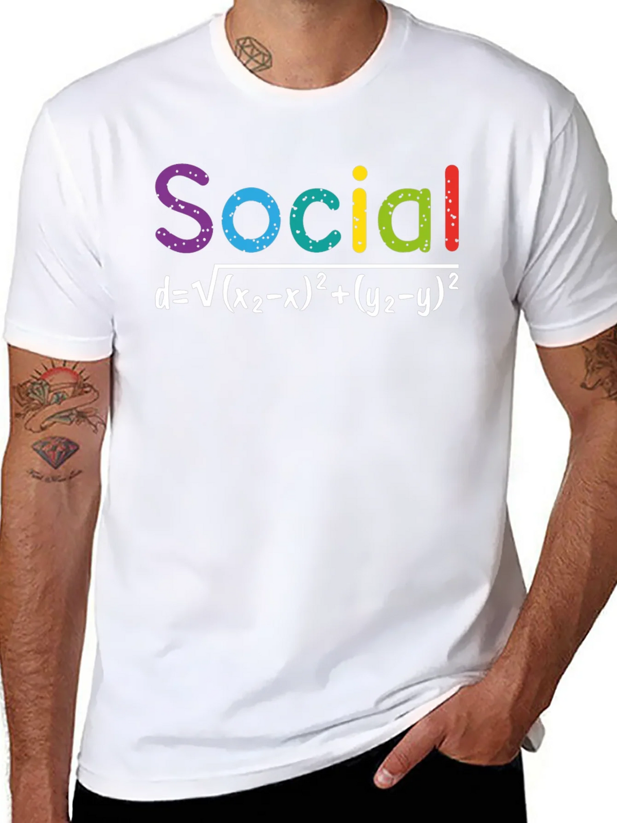 Social Distance Formula T-Shirt product image 2