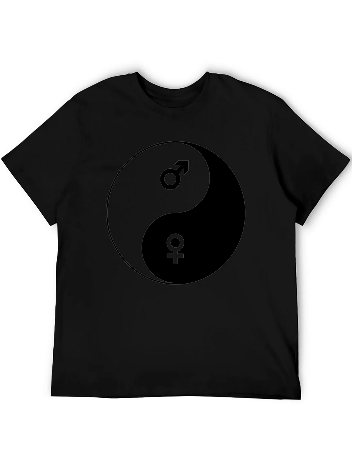 Yin Yang Male Female Symbol T-Shirt - Balance & Harmony Tee product image 3