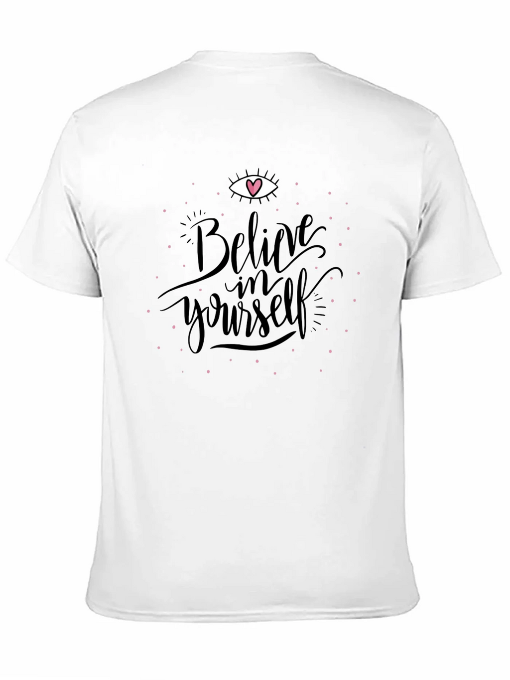 Believe in Yourself Graphic Tee - Black Cotton product image 10