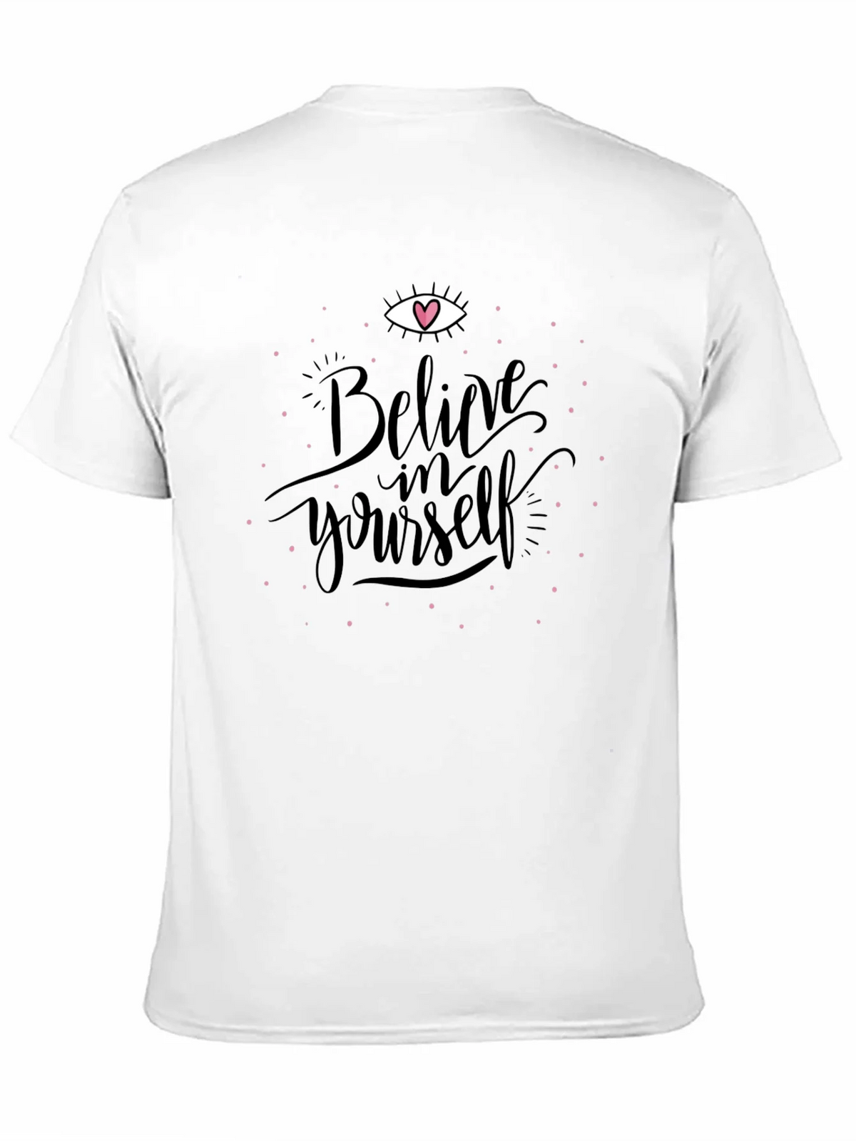 Believe in Yourself Graphic Tee - Black Cotton product image 10
