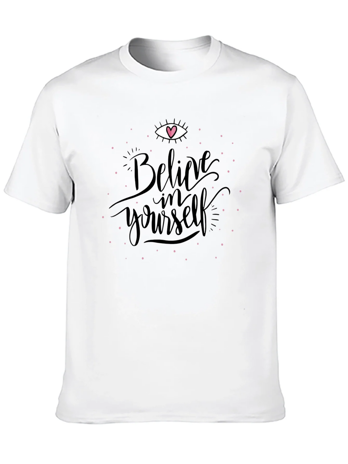 Believe in Yourself Graphic Tee - Black Cotton product image 9