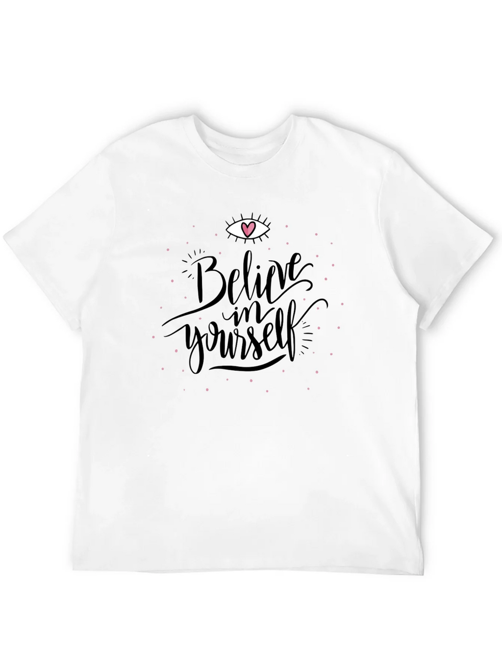 Believe in Yourself Graphic Tee - Black Cotton product image 11