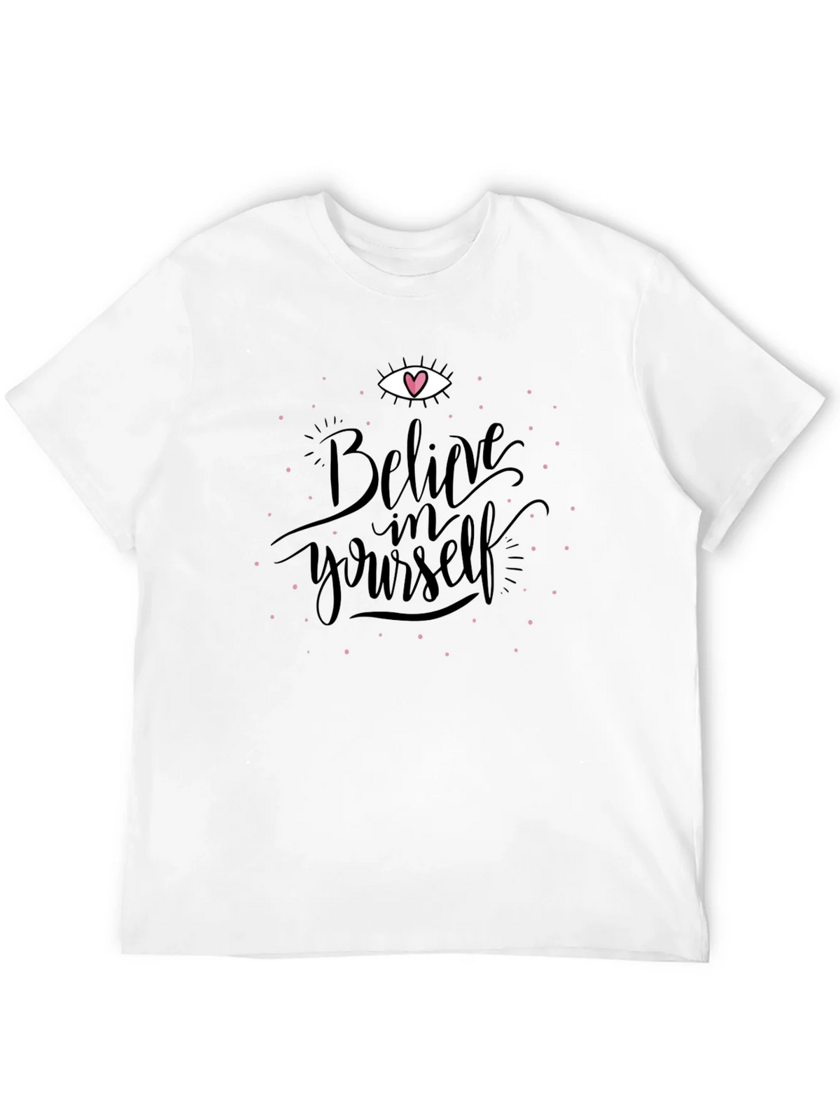 Believe in Yourself Graphic Tee - Black Cotton product image 11