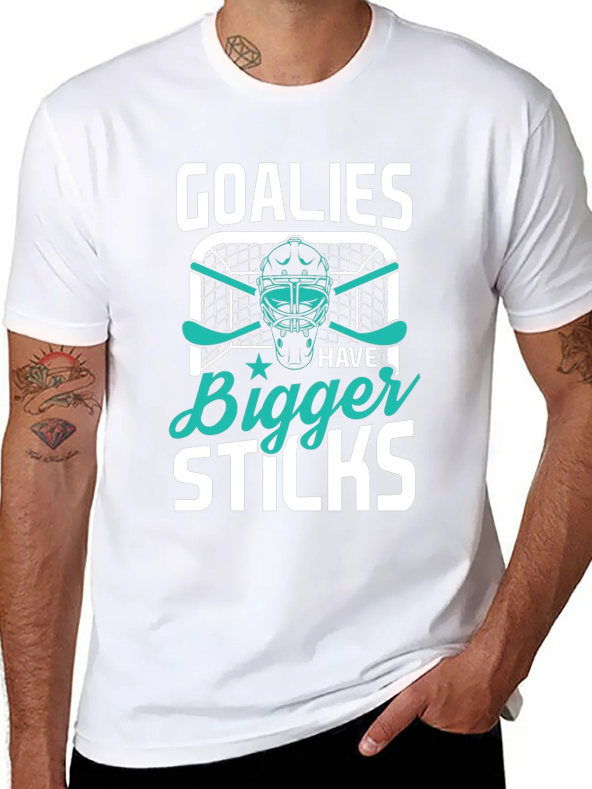 Goalies Have Bigger Sticks T-Shirt product image 7