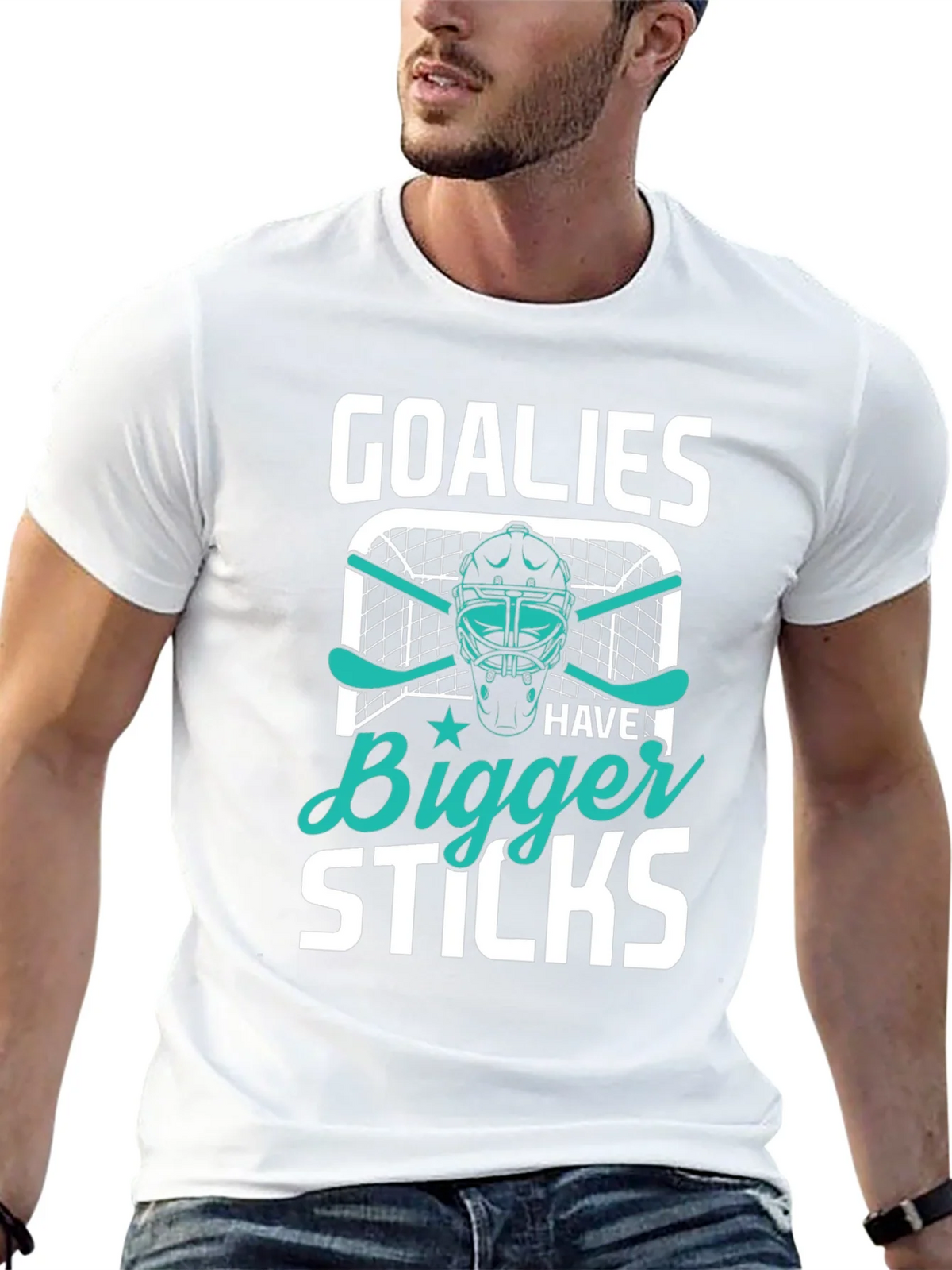 Goalies Have Bigger Sticks T-Shirt product image 12