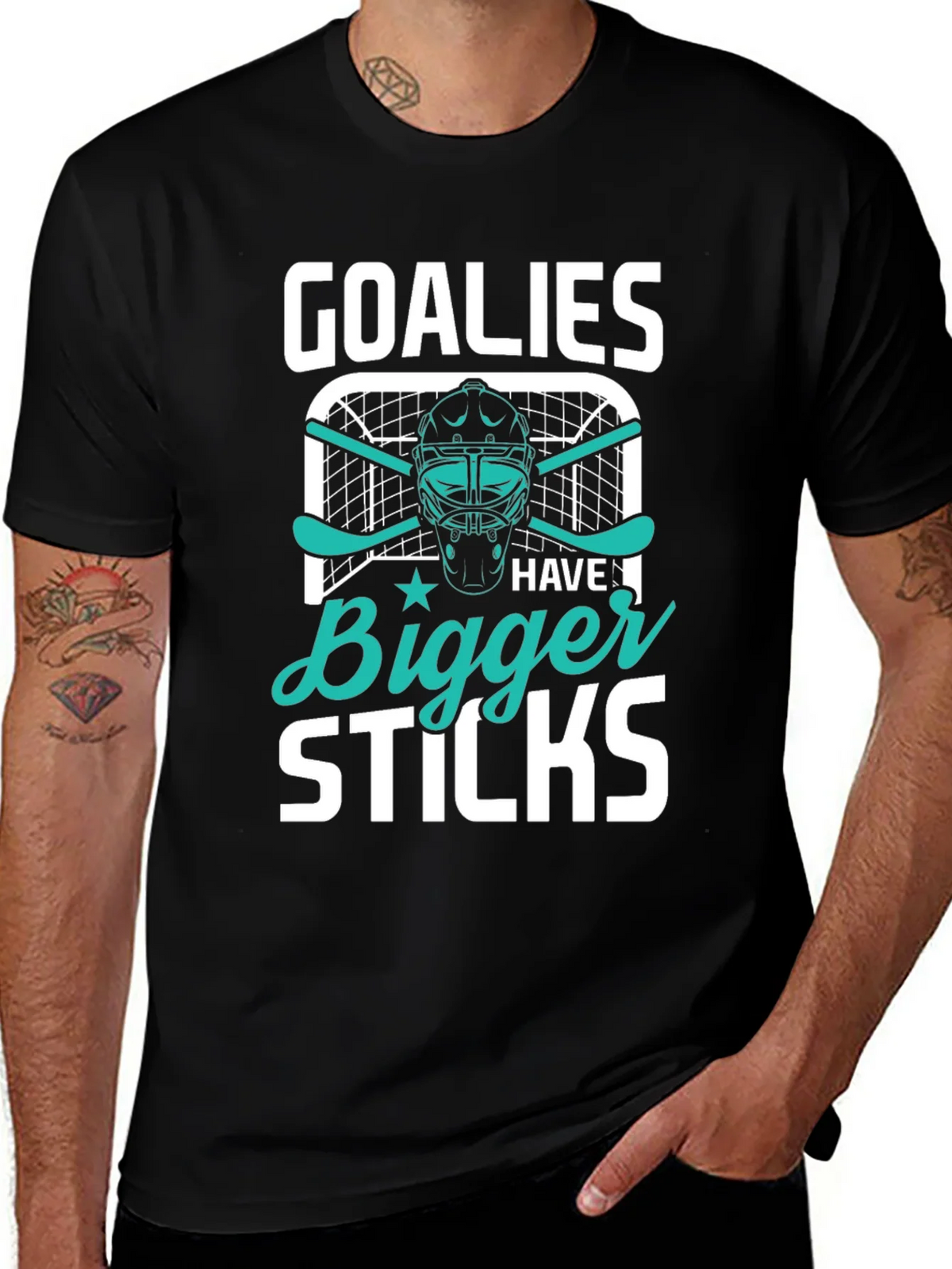 Goalies Have Bigger Sticks T-Shirt product image 1