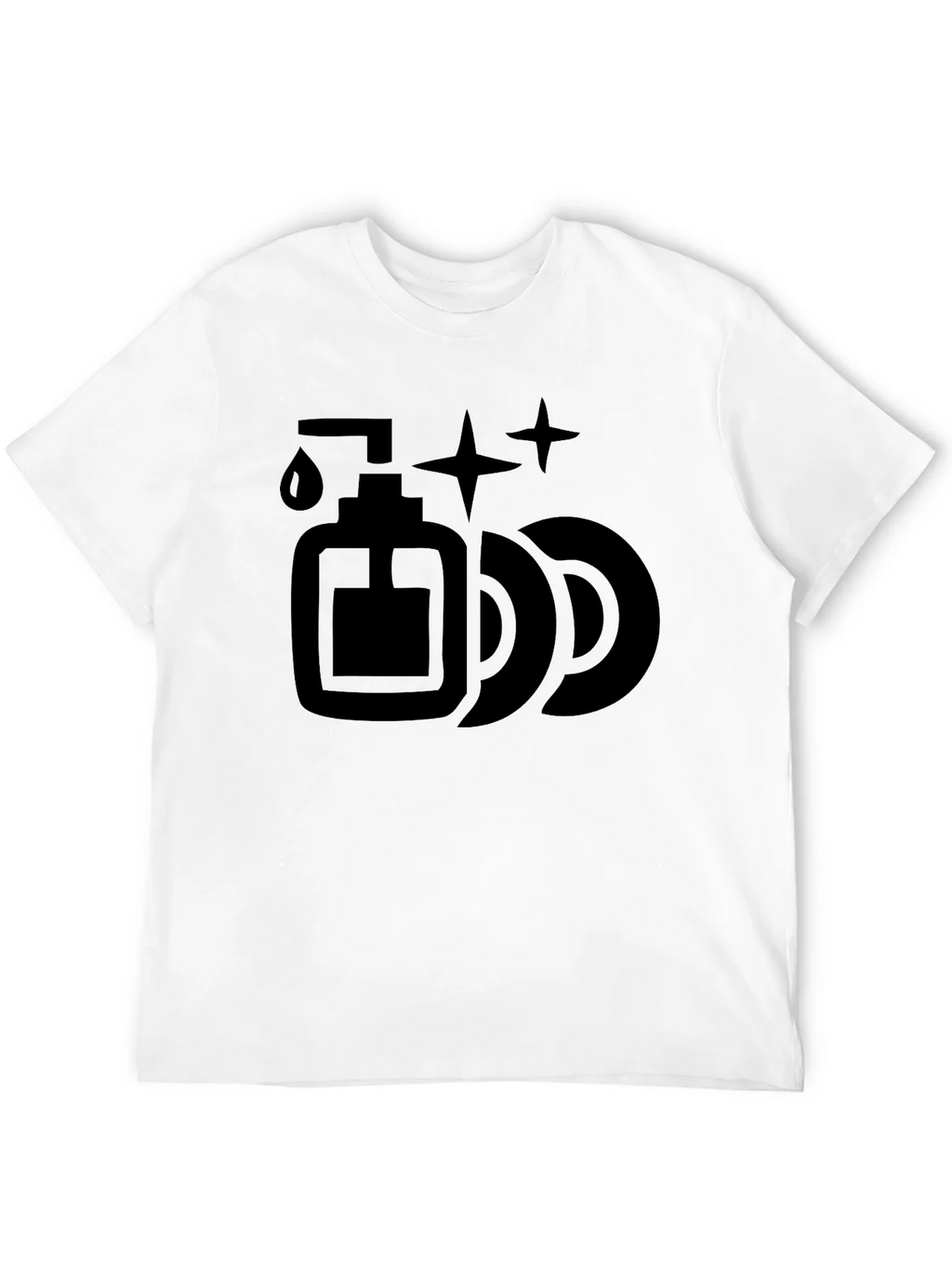 Dish Soap & Plates Graphic Tee - Cleaning Humor T-Shirt product image 11