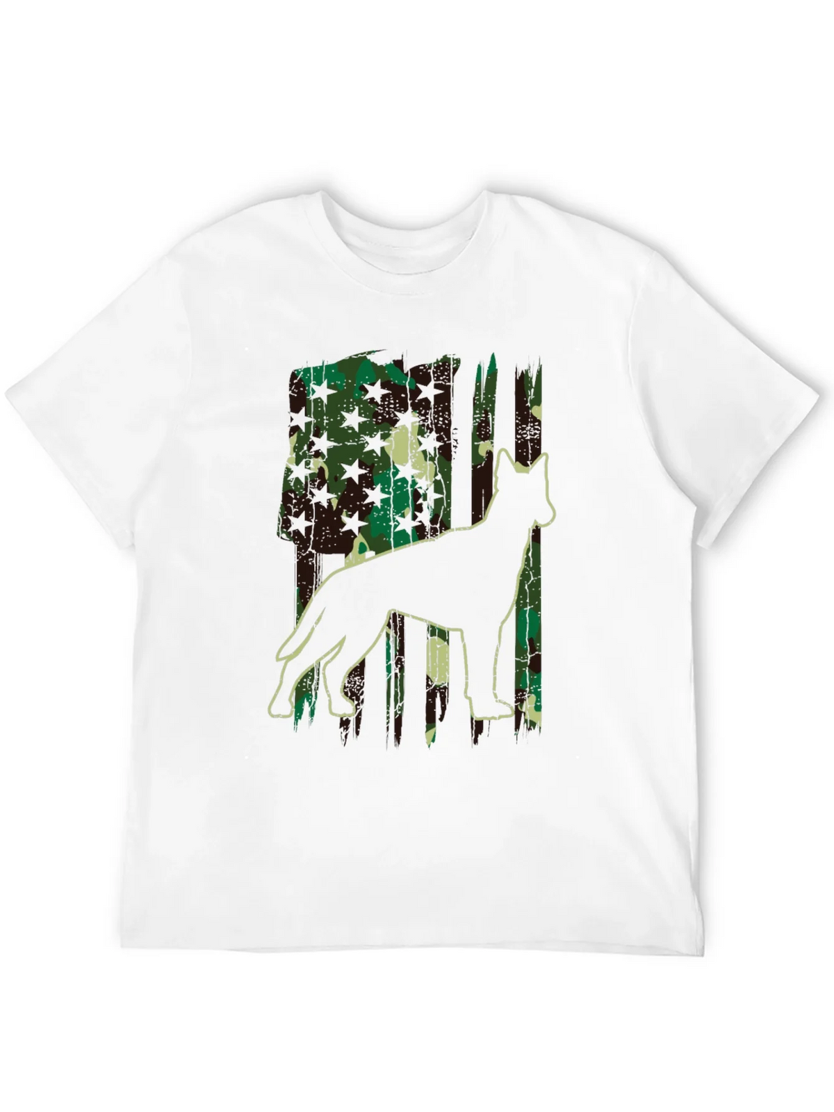 Camo Dog Silhouette Graphic Tee - Classic Fit product image 11