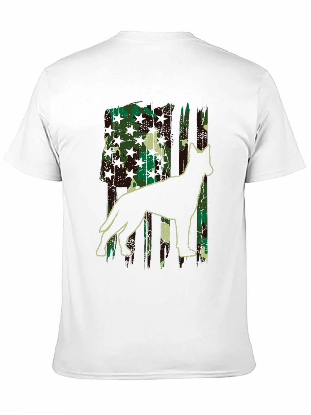 Camo Dog Silhouette Graphic Tee - Classic Fit product image 10