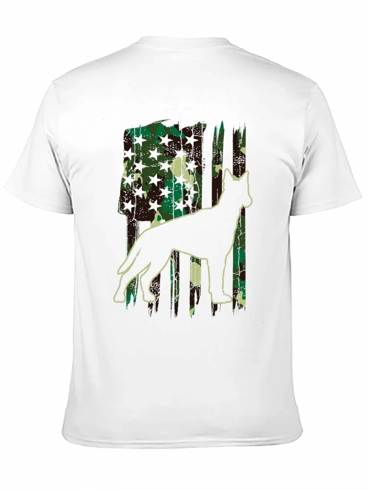 Camo Dog Silhouette Graphic Tee - Classic Fit product image 10