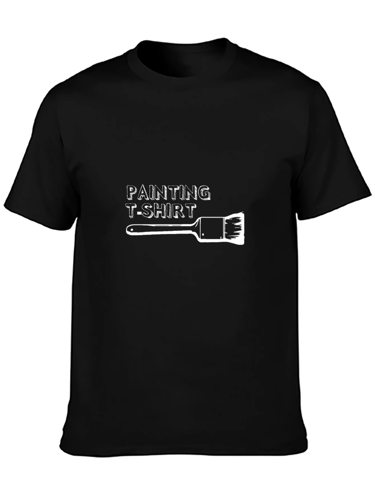 Painter T-Shirt | Brush Graphic Tee | Unisex Black product image 3