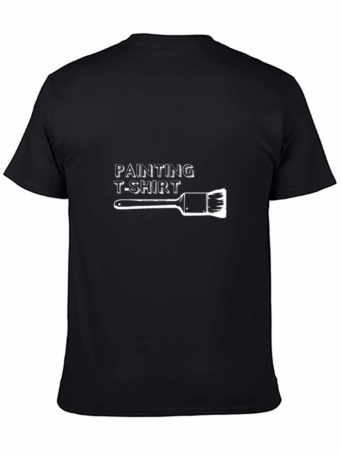 Painter T-Shirt | Brush Graphic Tee | Unisex Black product image 4