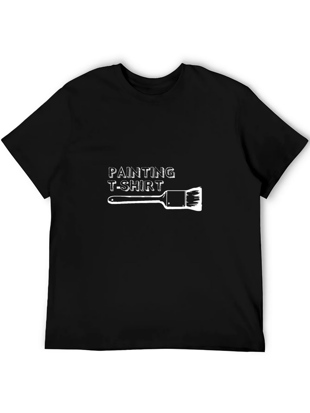 Painter T-Shirt | Brush Graphic Tee | Unisex Black product image 5