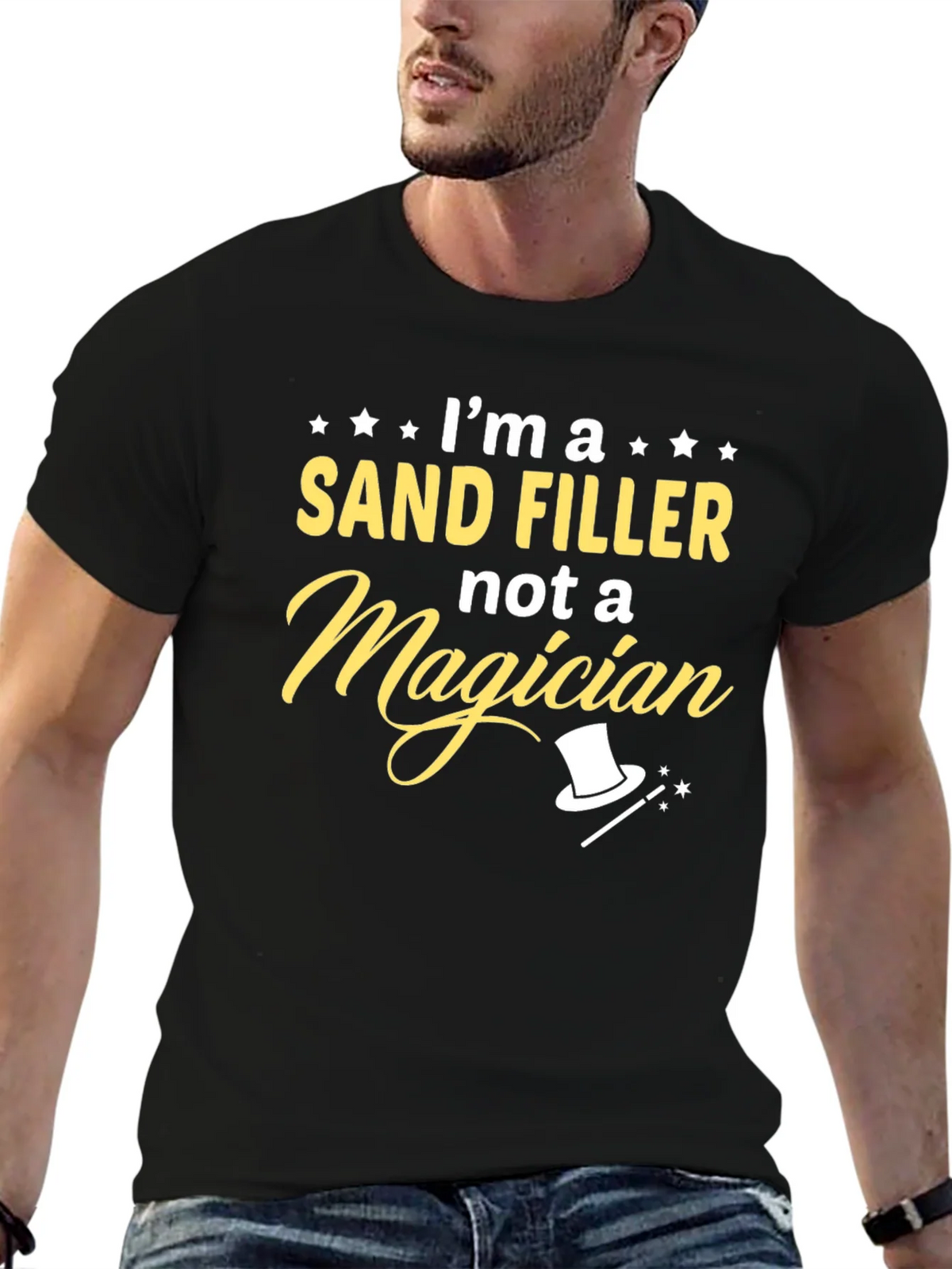 Im a Sand Filler T-Shirt Funny Job Tee product image 5