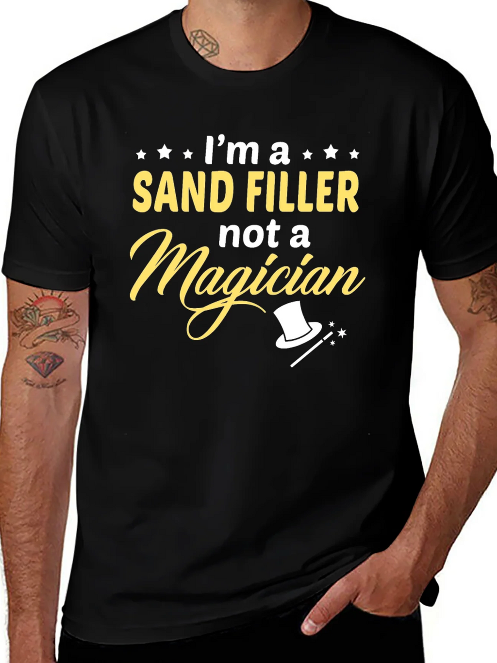 Im a Sand Filler T-Shirt Funny Job Tee product image 1