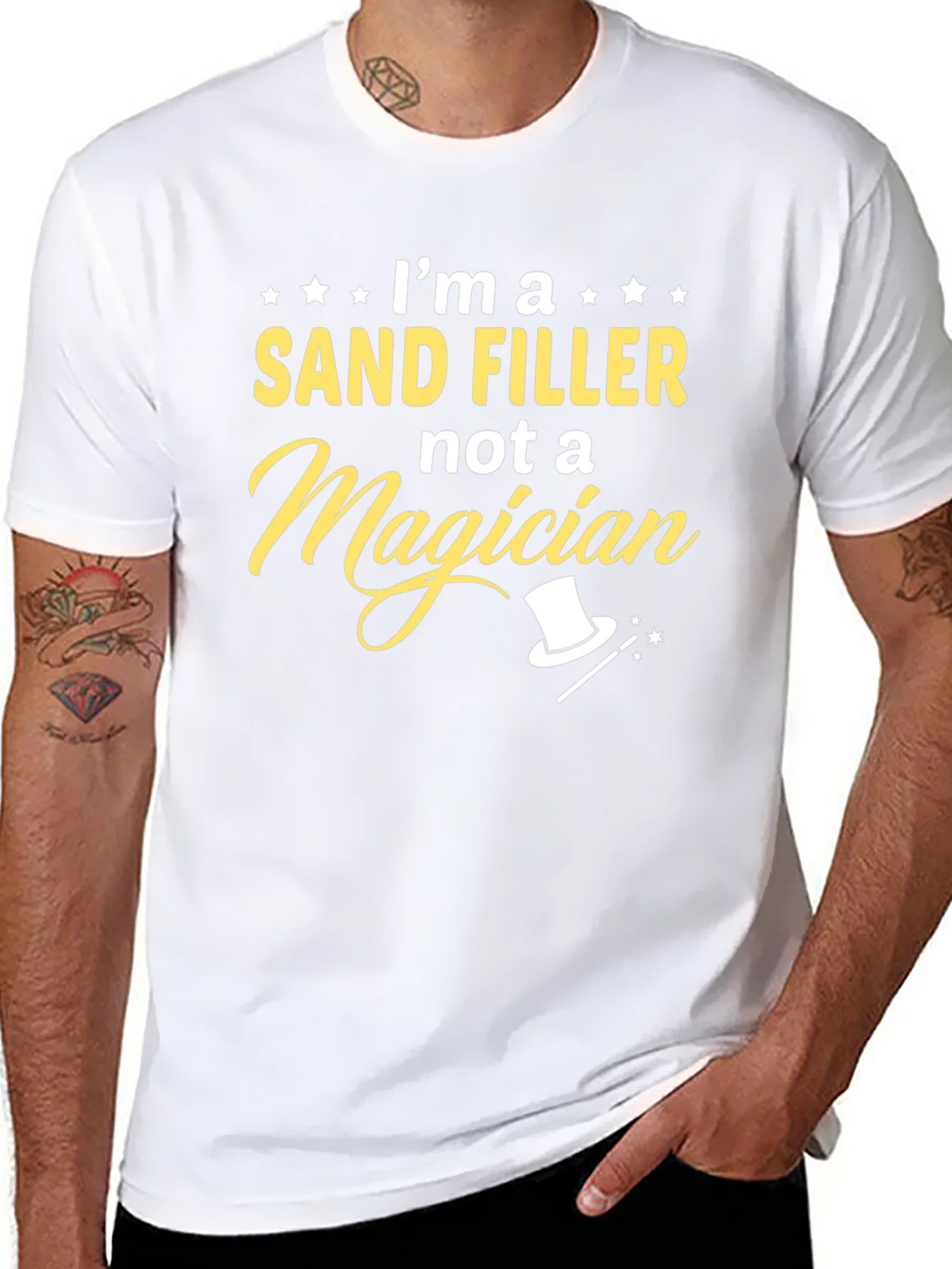 Im a Sand Filler T-Shirt Funny Job Tee product image 6