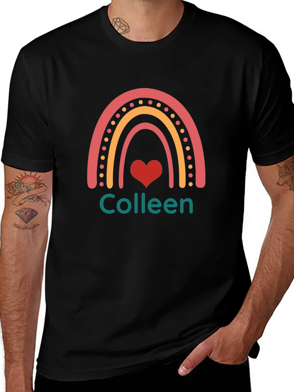 Personalized Rainbow Name T-Shirt product image 1