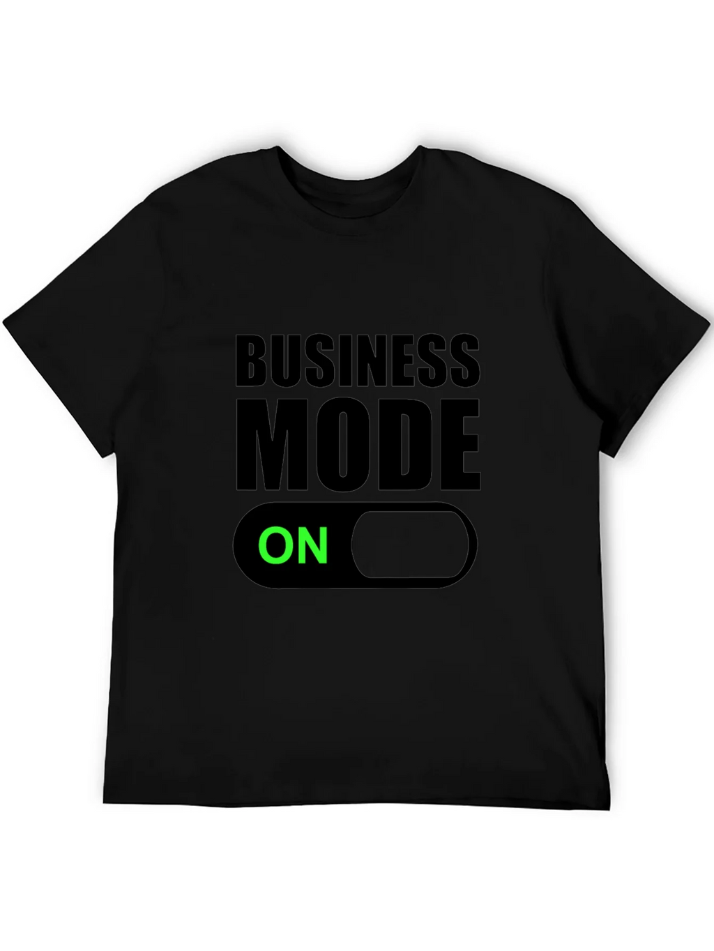 Business Mode On Black T-Shirt product image 5