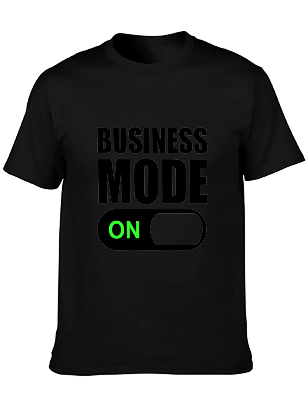 Business Mode On Black T-Shirt product image 3