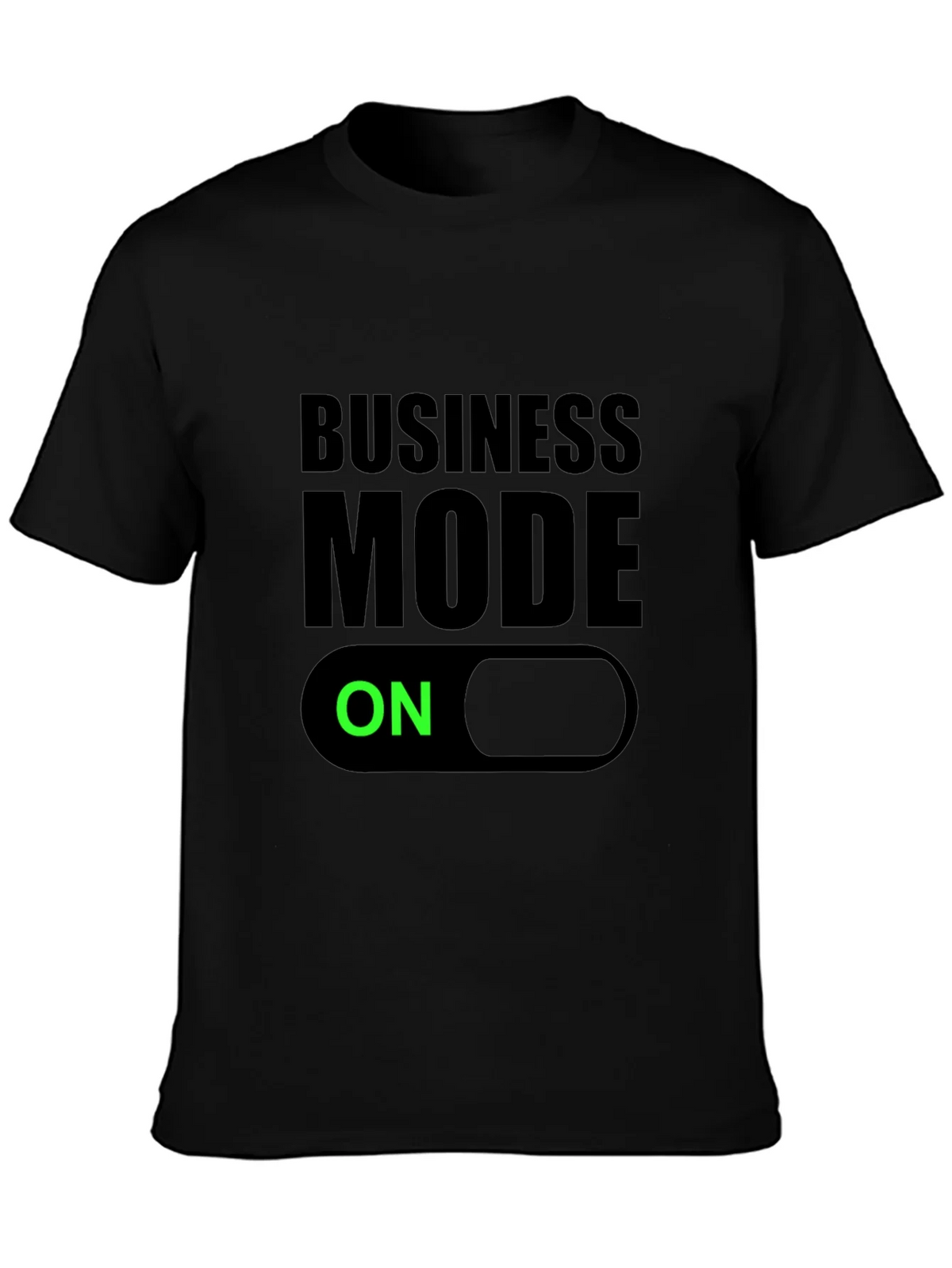 Business Mode On Black T-Shirt product image 3